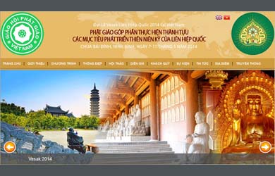 Đại lễ Phật đản LHQ VESAK 2014 có Website chính thức